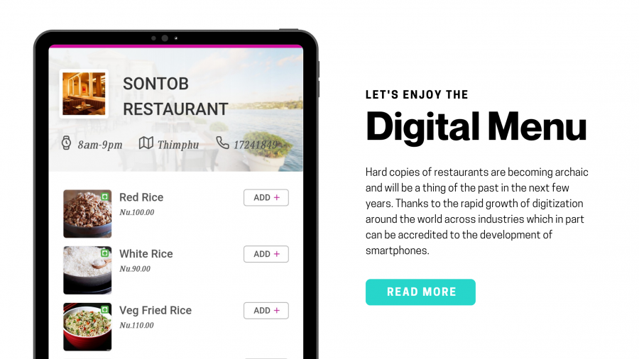 What is a Digital Menu?